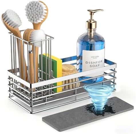 Yofidra Sink Caddy With Stone Drying Tray