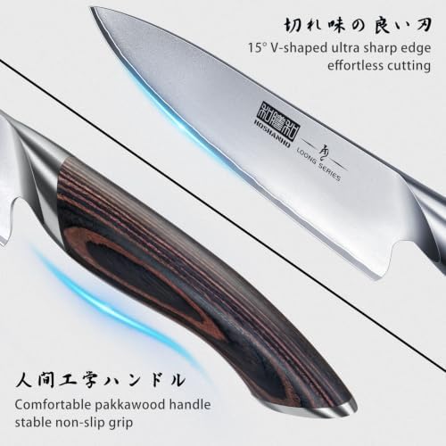 HOSHANHO 20PCS Knife Set, Ultra Sharp Japanese Kitchen Knife Set