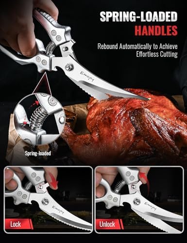 Emojoy 2-Piece Kitchen Scissors Set
