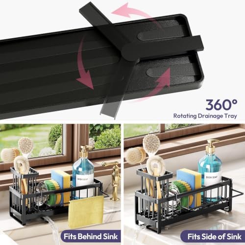 SWTYMIKI Sponge Holder for Kitchen Sink