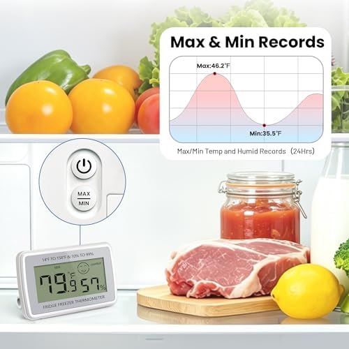 2 Pack Digital Hygrometer Indoor Thermometer Humidity Monitor