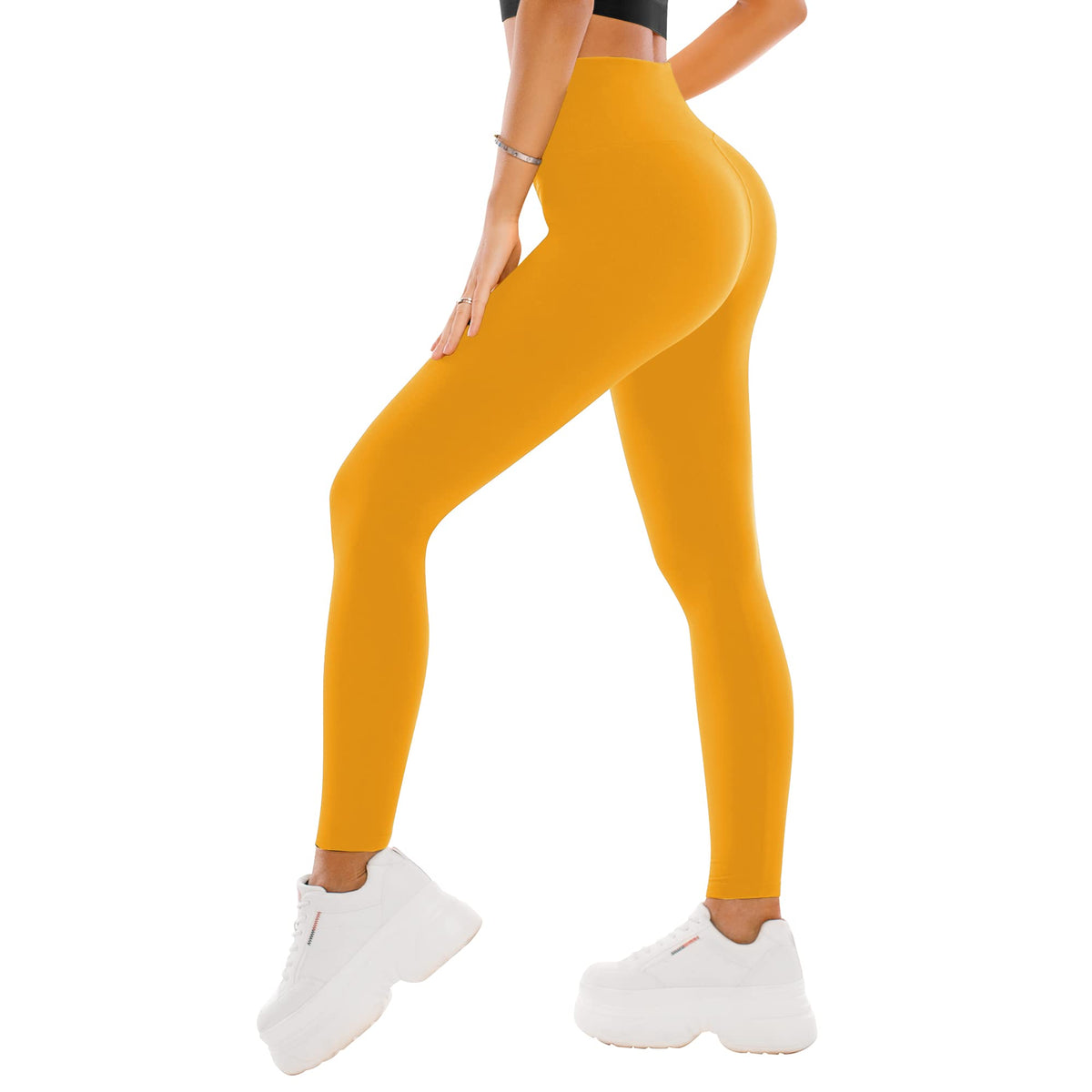 High Waisted Leggings for Women - Buttery Soft Yoga Pants with Tummy Control