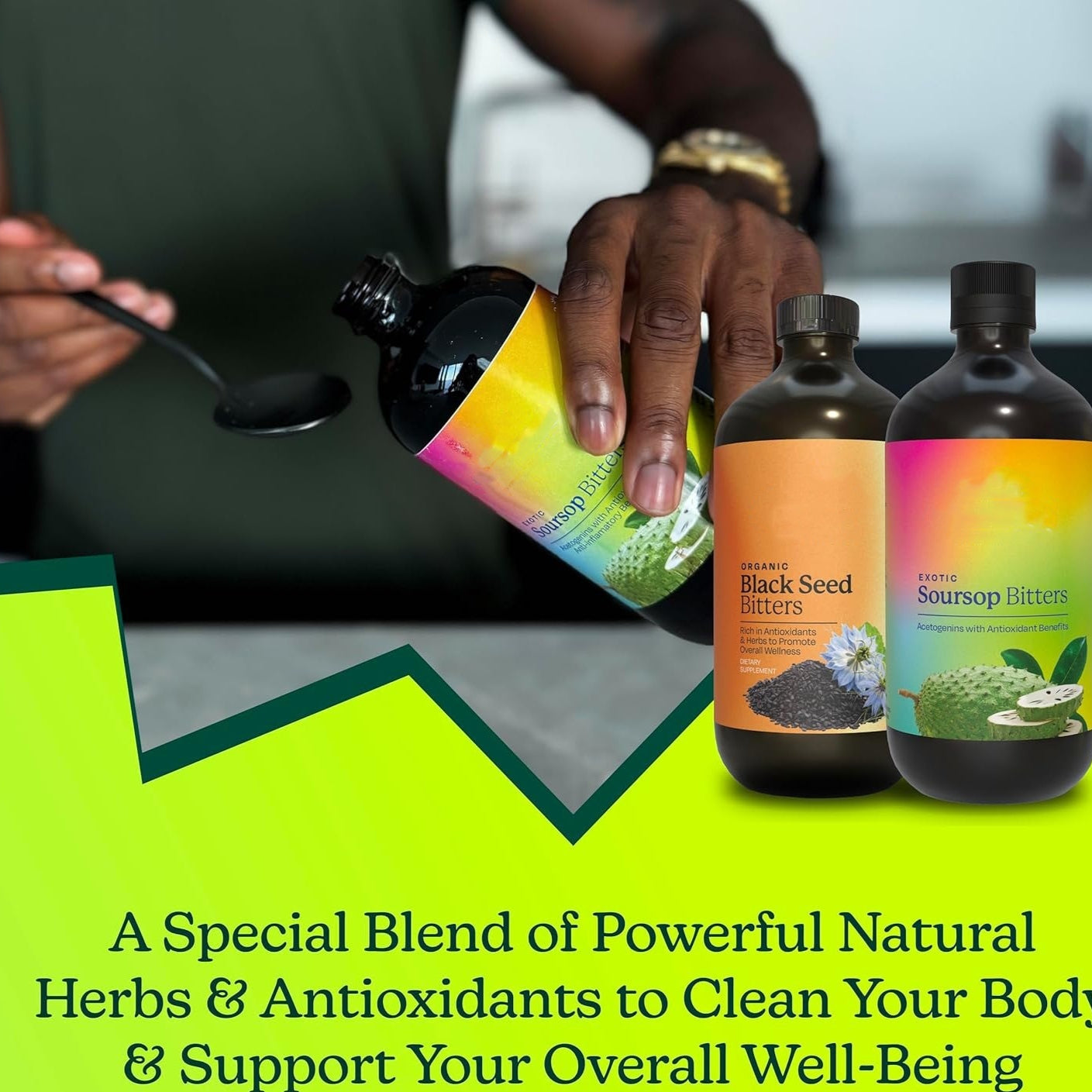 473ml Prickly Fruit Annona & Black Seed Bitter Flavor Supplement
