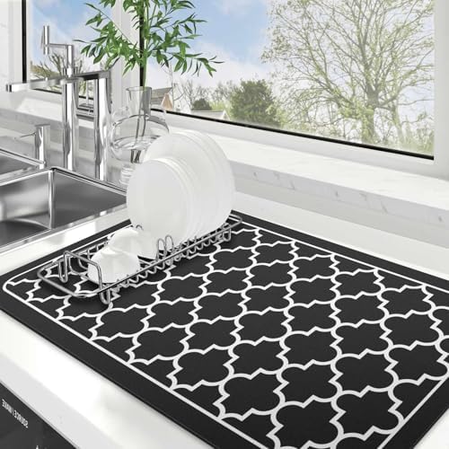 Dish Drying Mat Absorbent Dish Drying Mats