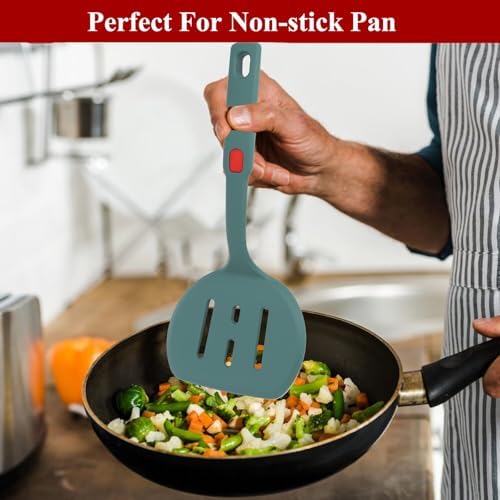 Silicone Spatula Turner, Wide Pancake Spatula