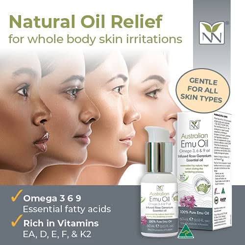 Australian Emu Oil Rose Geranium Holistic Treatment 200ml