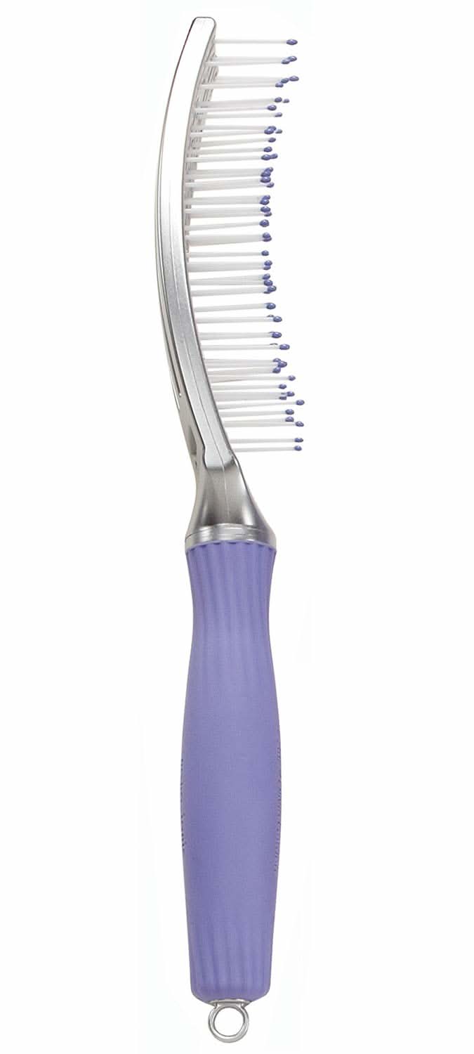 Fingerbrush Curved & Vented Paddle Hair Brush for Detangling