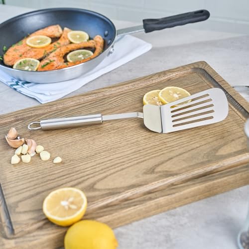 Restaurantware 12.5 in Stainless Steel Slotted Turner
