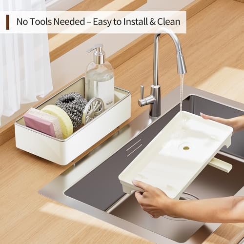 MOUKABAL Rotating Drain Sponge Holder