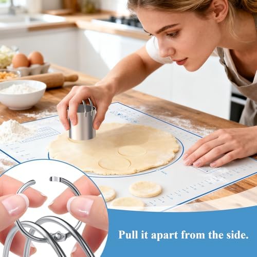 Biscuit Cutter Set, Dough Cutter, Pastry Cutter, Baking Tools and Accessories