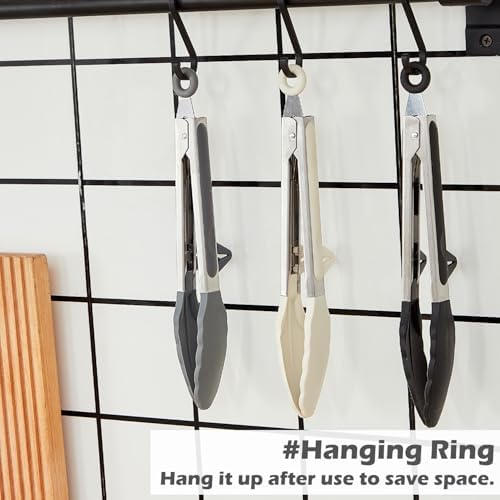 9" Kitchen Tongs for Cooking