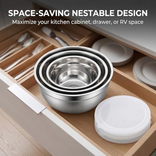 Stainless Steel Small Mixing Bowls