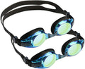 Aegend 2 Pack Kids Goggles, Swimming Goggles for Kids Age 4-16 Boys and Girls Youth, Anti-Fog Waterproof Anti-UV Pool Goggles