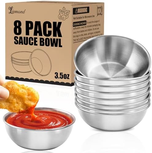 LIEMAND Stainless Steel Small Dipping Bowls