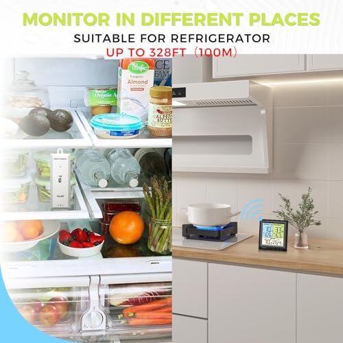 Wireless Fridge Freezer Thermometer