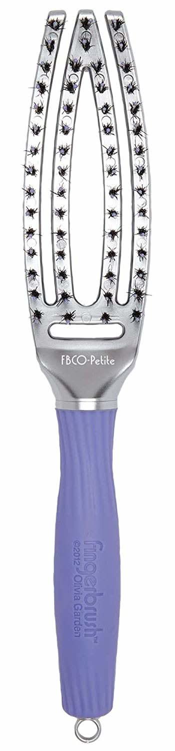 Olivia Garden Curved and Vented Paddle Brush with ionic and boar bristles