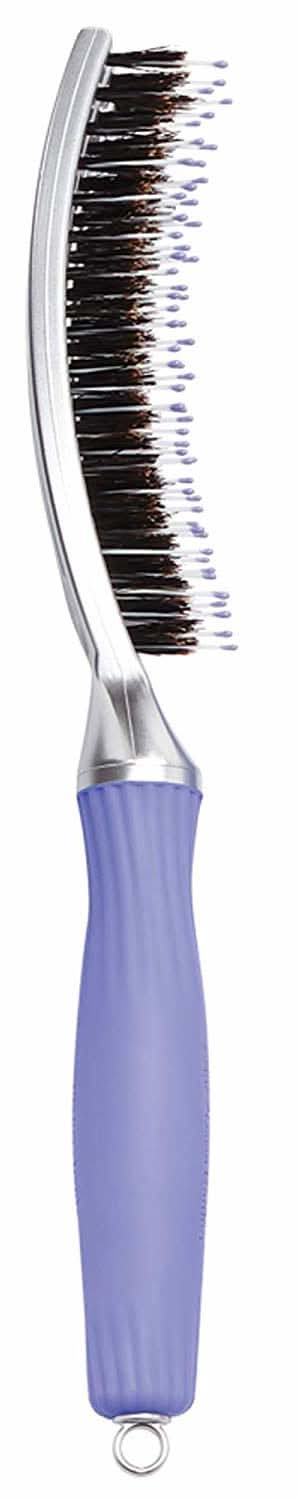 Curved & Vented Paddle Hair Brush with Ionic Boar Bristles Medium
