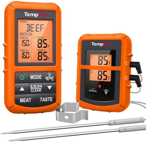 TempPro TempSync 500FT Wireless Meat Thermometer