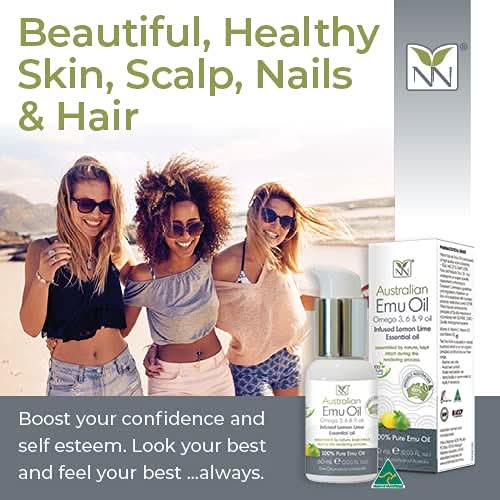 Australian Emu Oil - Lemon Lime Infused Skin & Hair Care 60ML