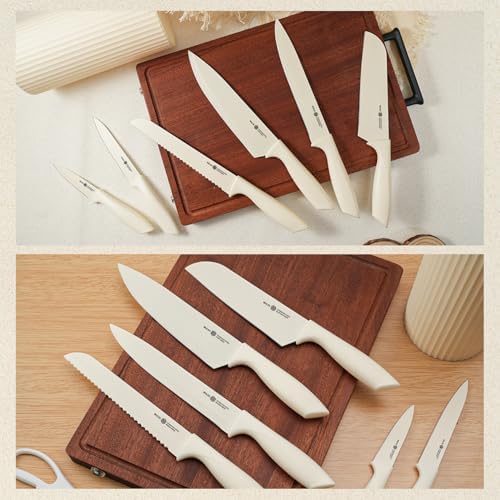 Knife Set, 8-Piece Kitchen Knife Set