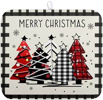 Merry Christmas Dish Drying Mats