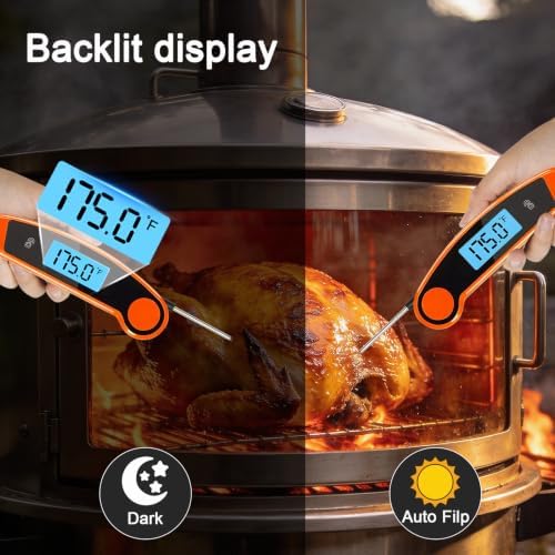 Meat Thermometer Digital Waterproof Instant Read Thermometer
