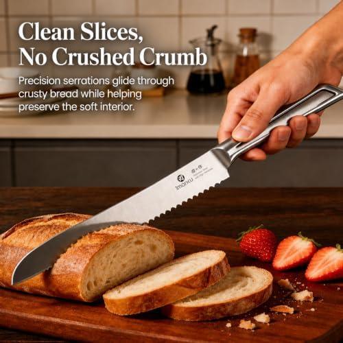 imarku Serrated Bread Knife