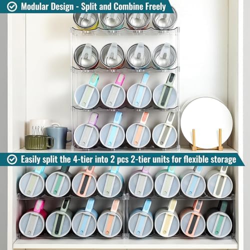Premium Water Bottle Organizer for Stanley 40OZ & Various Bottles