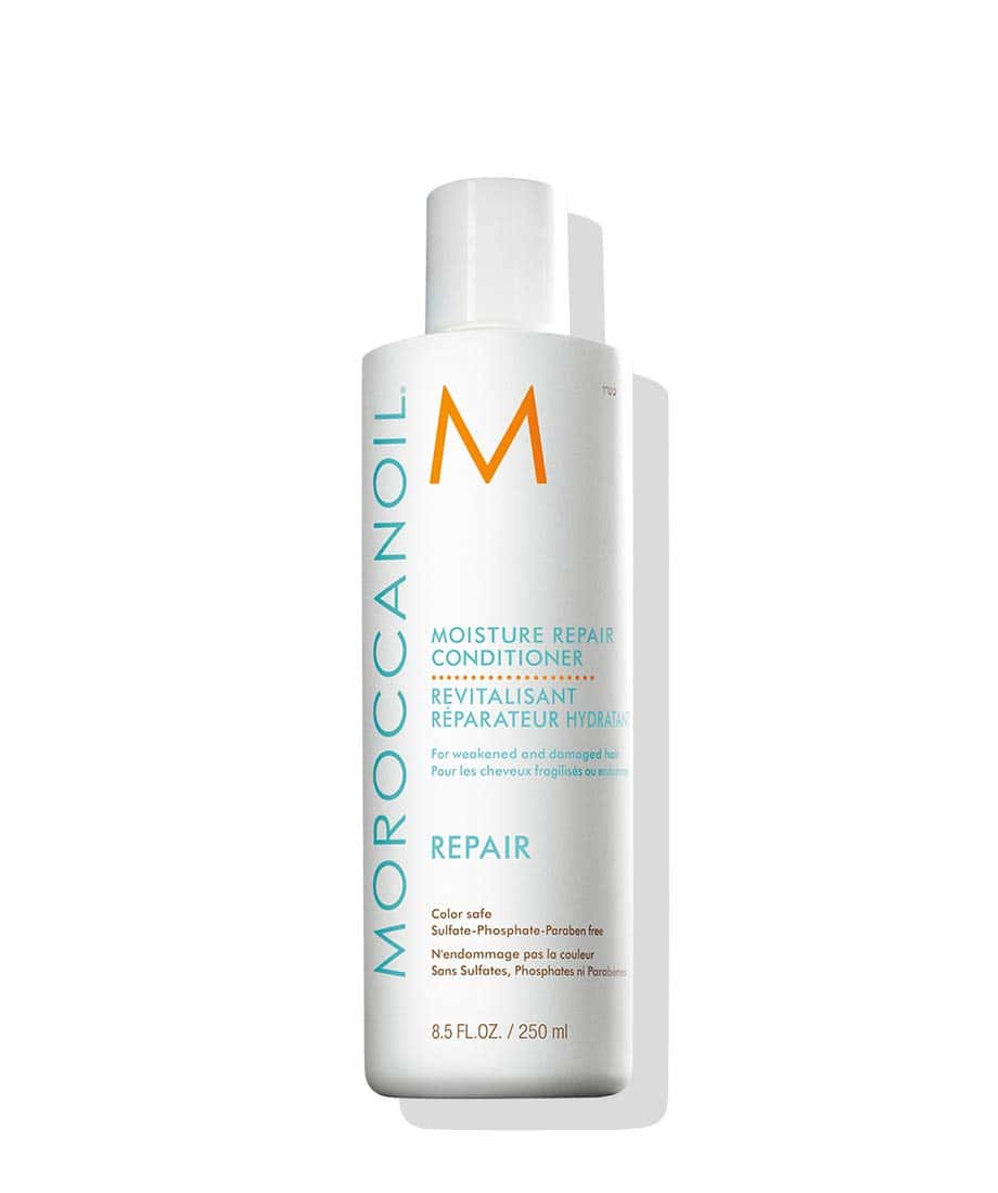 Moroccanoil Moisture Repair Conditioner 1L bottle in signature teal and orange branding