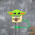 Green Guy Straw Topper