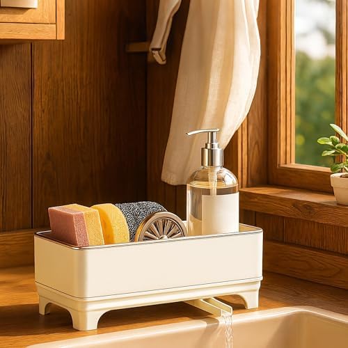 MOUKABAL Rotating Drain Sponge Holder