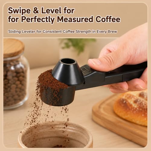 2PCS Scoop Funnel Set, Coffee Scoop and Funnel