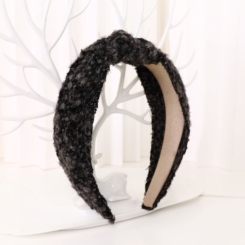 Chic Woolen Knot Headband - Comfortable & Stylish Hair Accessory - Image 10