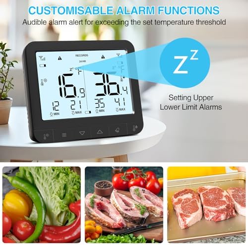 Geevon Digital Wireless Refrigerator Thermometer
