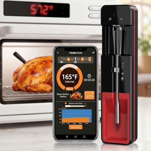 ±0.5°F Accurate Temps Wireless Meat Thermometer