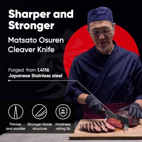 Matsato Osuren Meat Cleaver Knife
