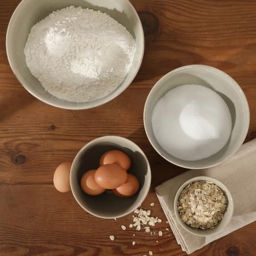 Gibson Elite Maple Grove 4-Piece Stoneware Nesting Bowl Set, Reactive Glaze