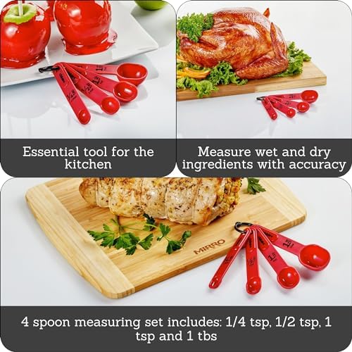 MIRRO 4 Piece Nested Measuring Spoons Set