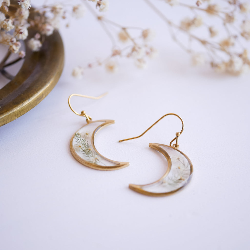 Garden Flower Earrings - Gold & Silver Botanical Posts