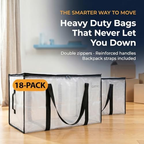 ClearSpace Heavy Duty Moving Bags or Storage Bins