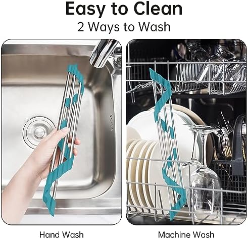 Tomorotec Triangle Roll-Up Dish Drying Rack