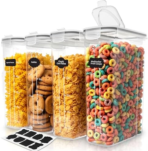 Utopia Kitchen Cereal Containers Storage Set