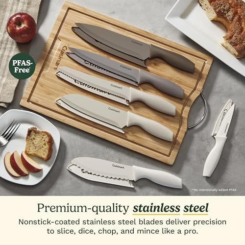 Cuisinart Advantage 12-Piece Kitchen Knife Set, Professional-Quality Nonstick