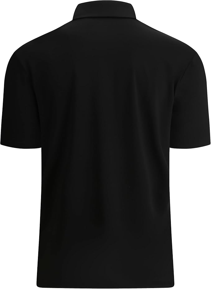 Men's Moisture-Wicking Golf Polo Shirt - Quick-Dry Performance Fit