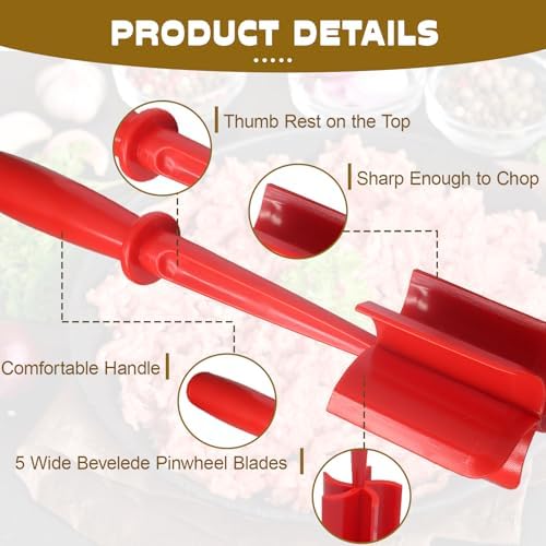 Meat Masher, 5 Curve Blade