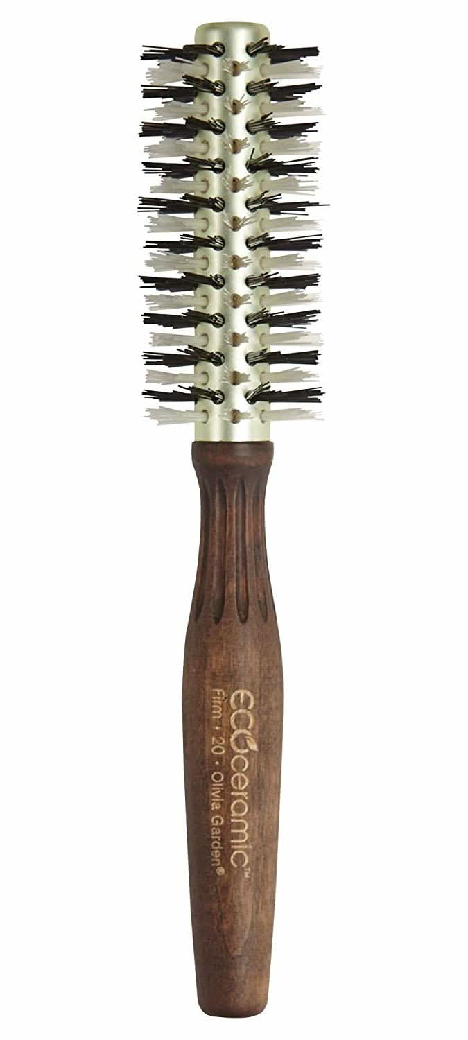 Olivia Garden Eco Ceramic firm bristle thermal brush with 1 3/4 inch diameter