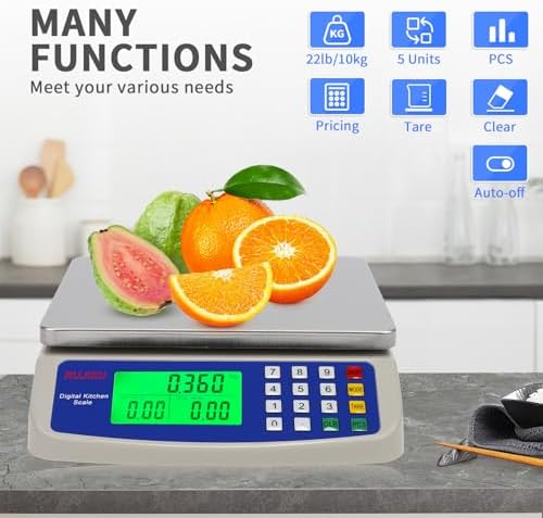 Large Digital Kitchen Scale 22LB Commercial Scale