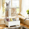 MOUKABAL 2-Tier Sponge Holder for Kitchen Sink Caddy Organizer