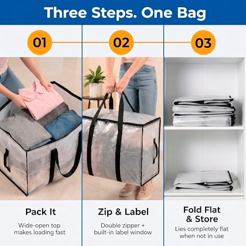 ClearSpace Heavy Duty Moving Bags or Storage Bins