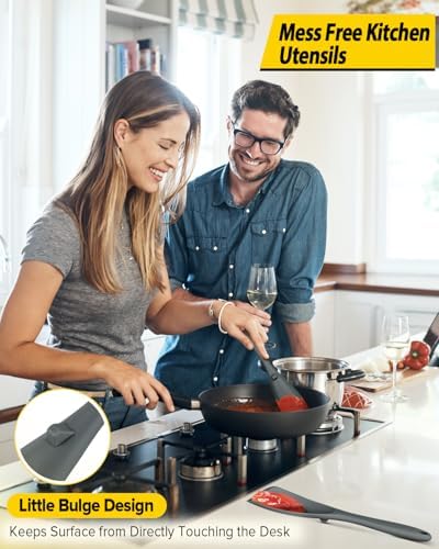 BUNDLEPRO Silicone Cooking Spoons